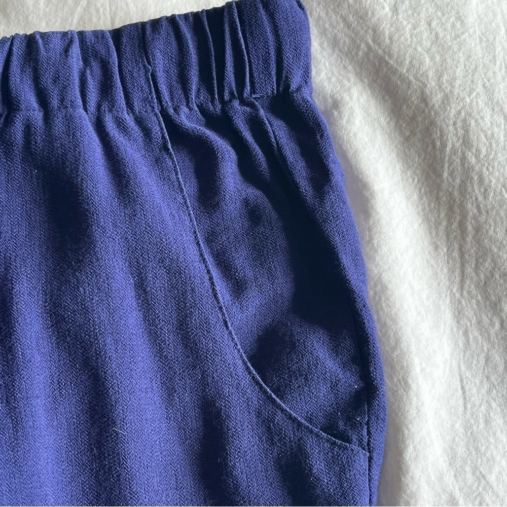 Soft Surroundings | Blue Pull On Drawstring Rayon… - image 6